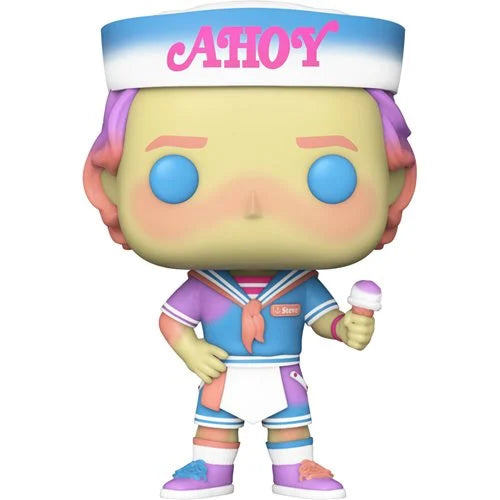 PRESALE | Funko Pop! Television: Stranger Things - Steve with Ice Cream (Scoops Ahoy) Vinyl Figure #1545