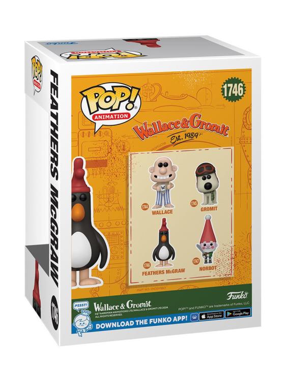 Funko Pop! Animation: Wallace & Gromit - Feathers McGraw #1746