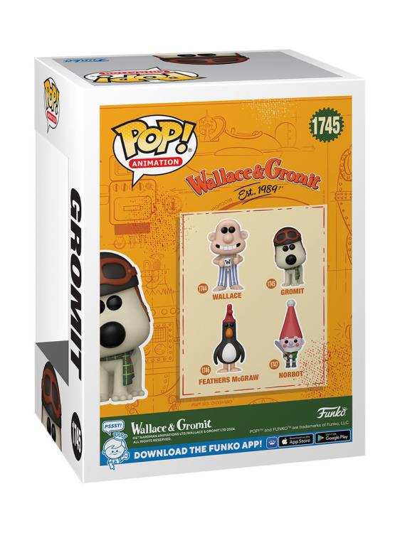 Funko Pop! Animation: Wallace & Gromit - Gromit (Aviator Hat) #1745
