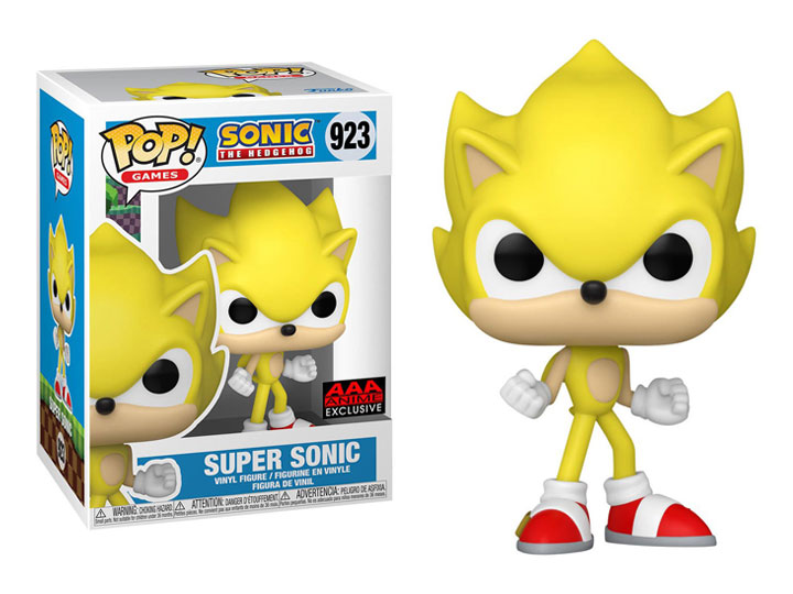 Funko POP! Games: Sonic the Hedgehog - Super Sonic #923 Vinyl Figures AAA Anime Exclusive
