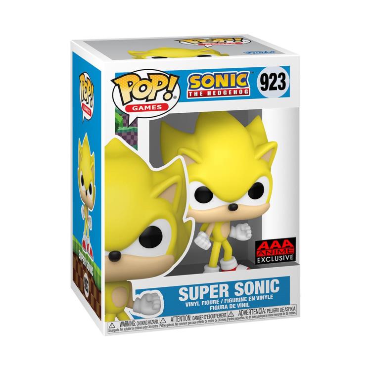 Funko POP! Games: Sonic the Hedgehog - Super Sonic #923 Vinyl Figures AAA Anime Exclusive