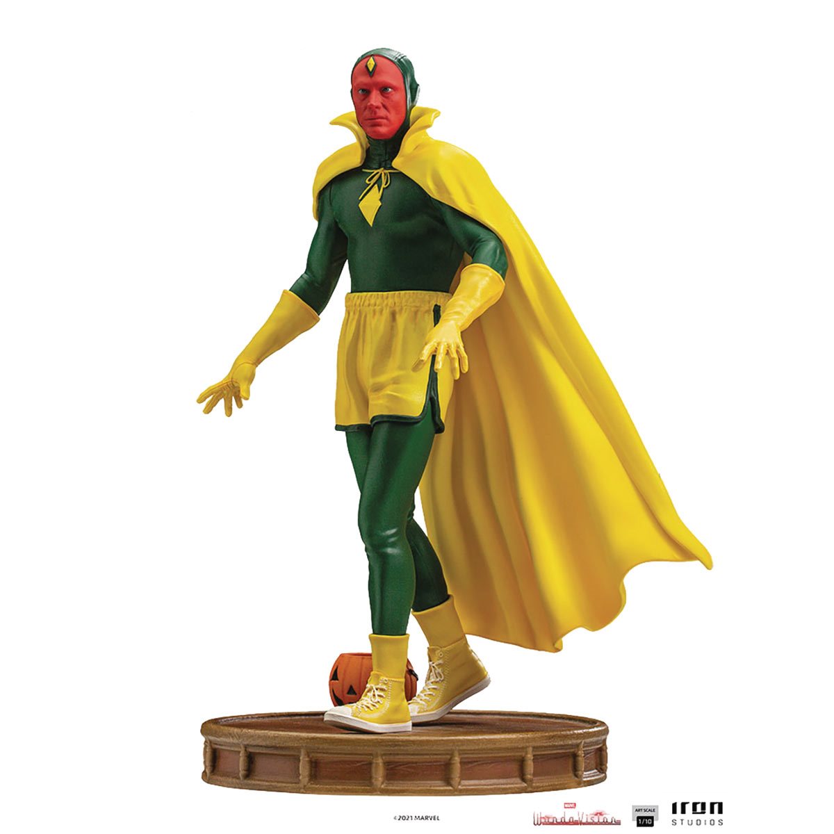 PRESALE | Marvel Comics - WandaVision - Vision - Paul Bettany (Halloween Version) 1/10 Art Scale Limited Edition Statue (Iron Studios)