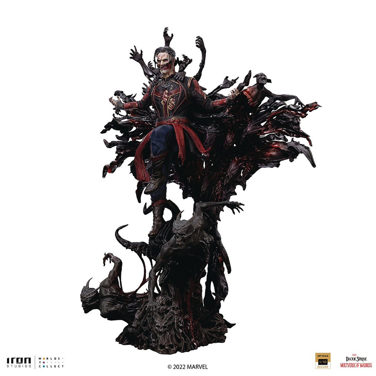 PRESALE | Marvel: Doctor Strange In the Multiverse of Madness - Dead Defender Strange (Benedict Cumberbatch) - Deluxe 1/10 Art Scale Limited Edition Statue (Iron Studios)