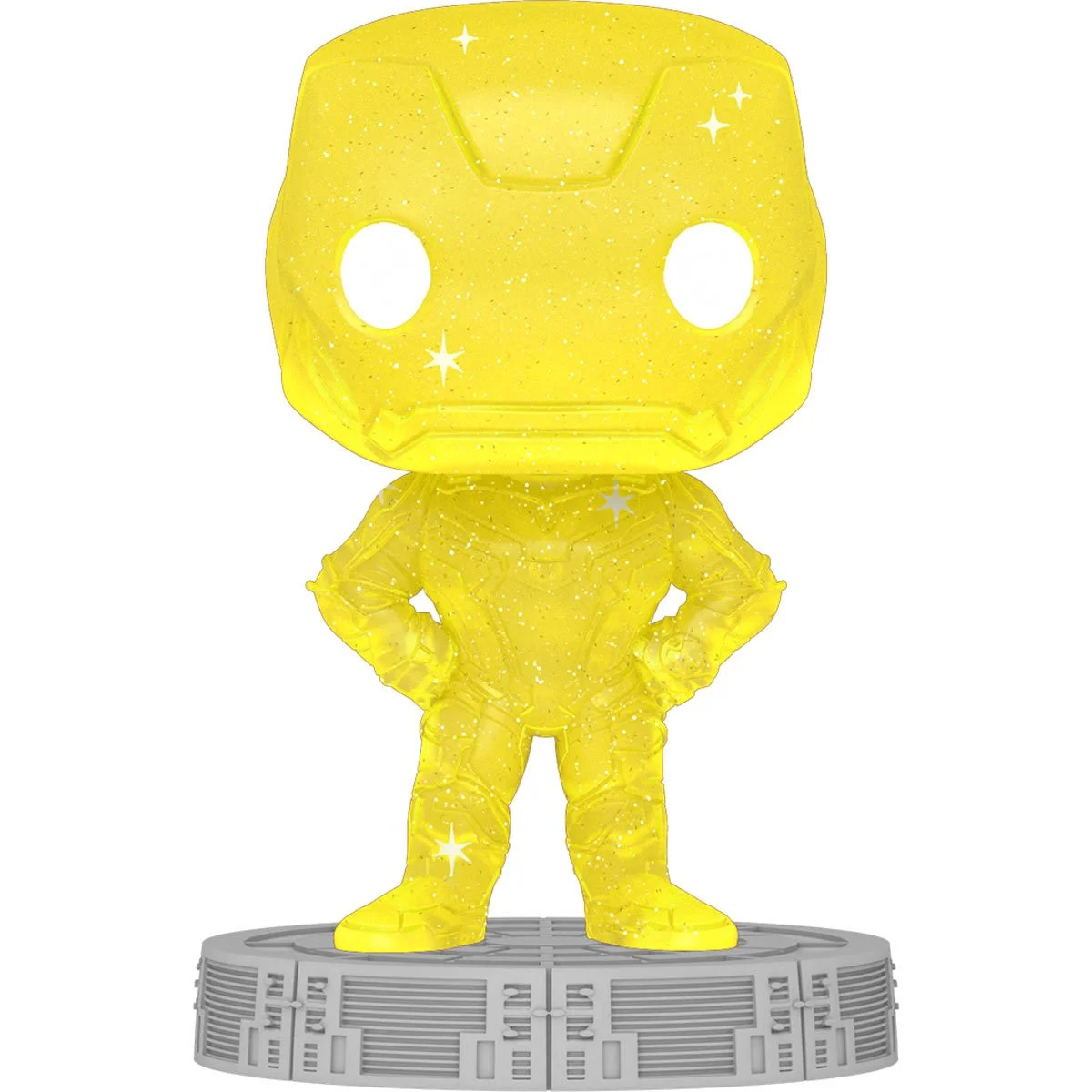 Funko Pop! Art Series: Marvel Avengers - Infinity Saga - Yellow Iron Man figure