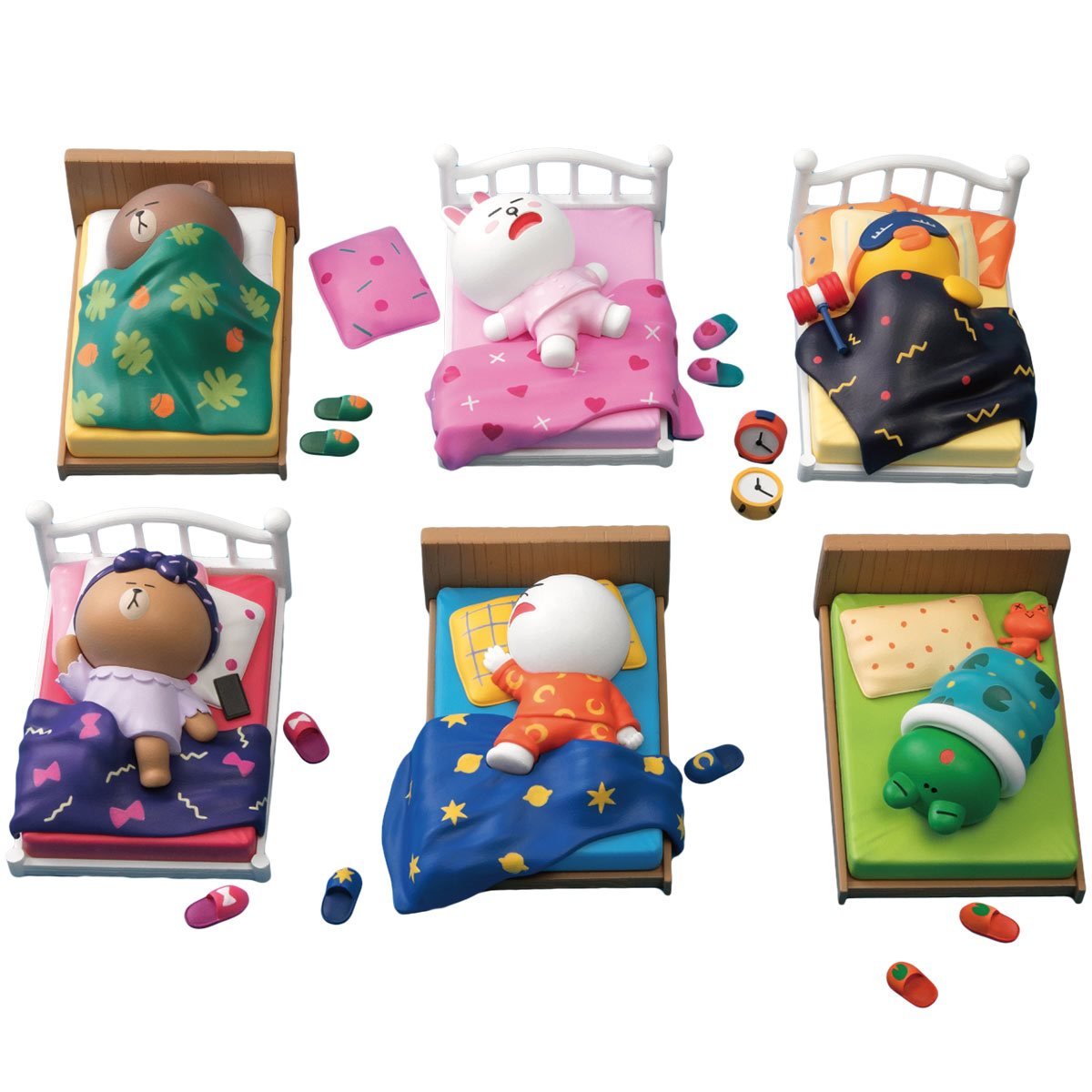 PRESALE | Line Friends Mini Egg Attack Night Series Mini-Figure Boxset