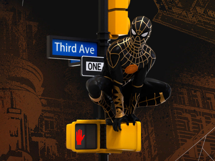 PRESALE | Spider-Man: No Way Home - D-Stage 102 Black and Gold Suit Statue