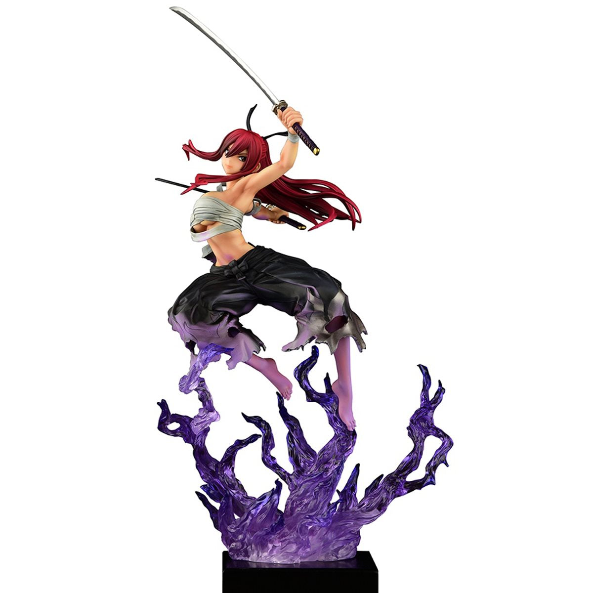 PRESALE | Fairy Tail - Erza Scarlet - 1/6 - Samurai Light Flame Manjo ver. Jet Black (Orca Toys)