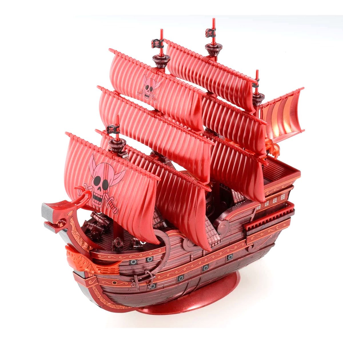 PRESALE | One Piece: Film Red - Red Force - Grand Ship Collection - Commemorative Color Version - Model Ship Kit (Bandai)