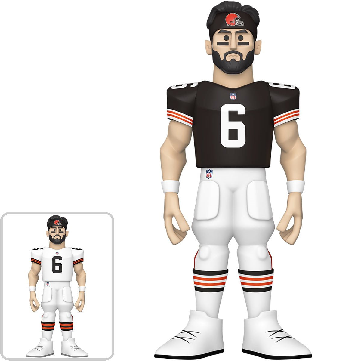 PRESALE | Funko Gold - NFL- Cleveland Browns - Baker Mayfield Premium 12-in Vinyl Figure
