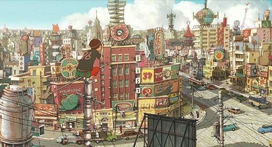 Discovering the Hidden Beauty and Depth of Taiyō Matsumoto’s Tekkonkinkreet: A Tale of Unity and Struggle in a Vibrant Cityscape