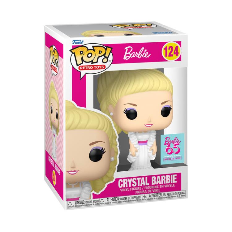 PRESALE | Funko POP! Barbie 65th Anniversary Crystal Barbie Vinyl Figure #124