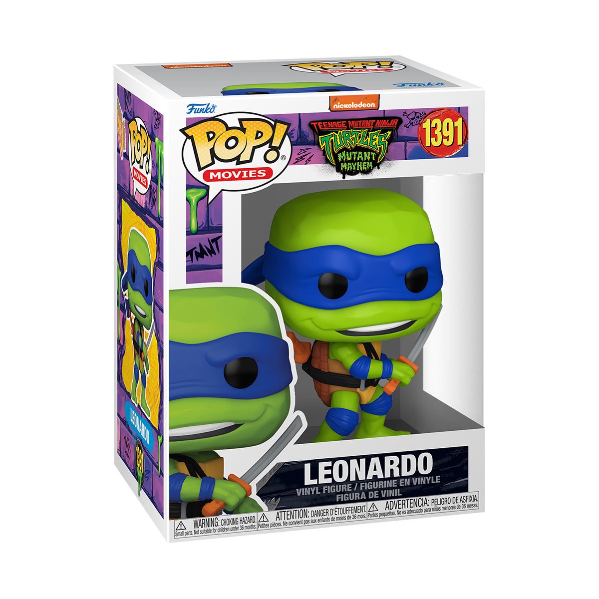 PRESALE | Funko POP! Movies: Teenage Mutant Ninja Turtles: Mutant Mayhem - Leonardo #1391 Vinyl Figures