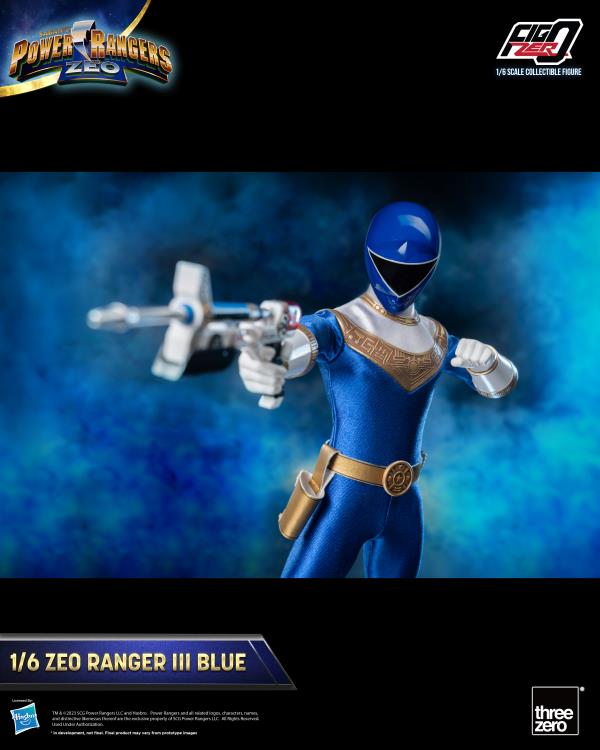 PRESALE | Power Rangers - Zeo Ranger III Blue - FigZero - 1/6 Scale Action Figure (ThreeZero)