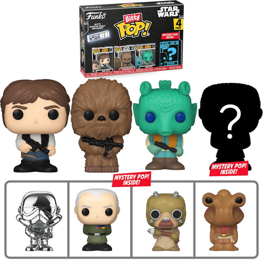 PRESALE | Funko Bitty POP! - Star Wars - Han Solo - Four Pack Vinyl Figures