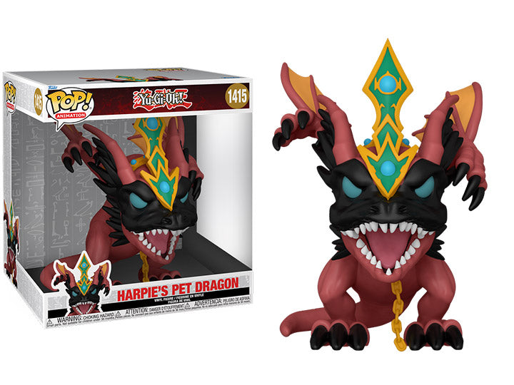 PRESALE | Funko POP! Animation: Yu-Gi-Oh! - Harpie's Pet Dragon Jumbo #1415 Vinyl Figures