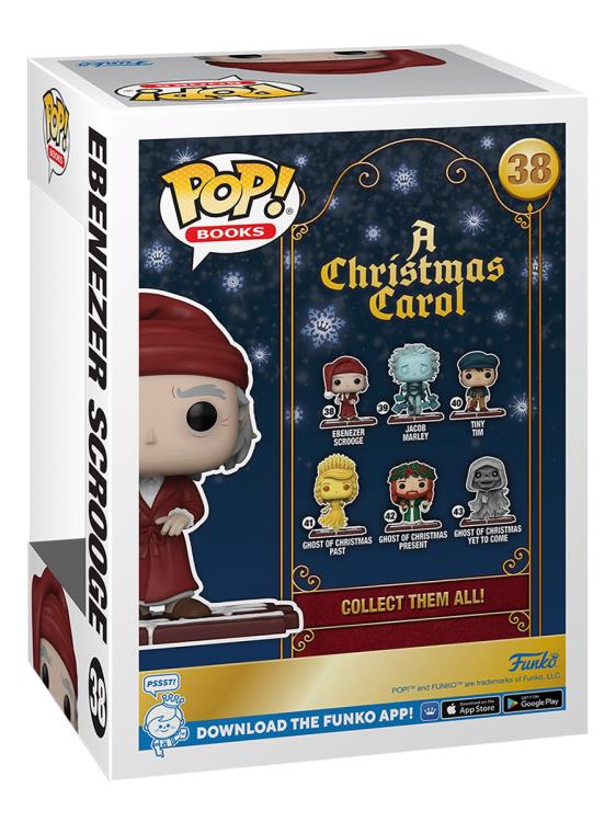 PRESALE | Funko Pop! Books: A Christmas Carol - Ebenezer Scrooge #38