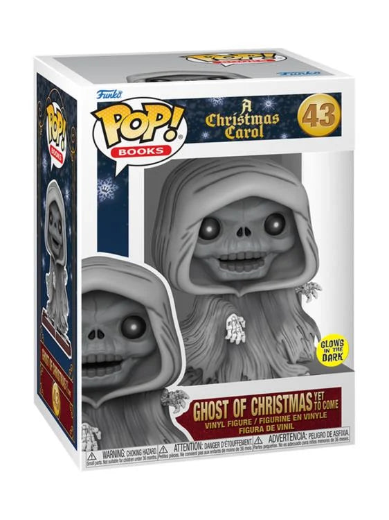 Funko Pop! Books: A Christmas Carol - Ghost of Christmas Yet to Come (Glow) #43