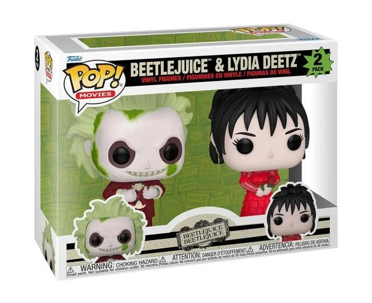 Funko Pop! Movies: Beetlejuice Beetlejuice - Beetlejuice & Lydia Deetz Two-Pack