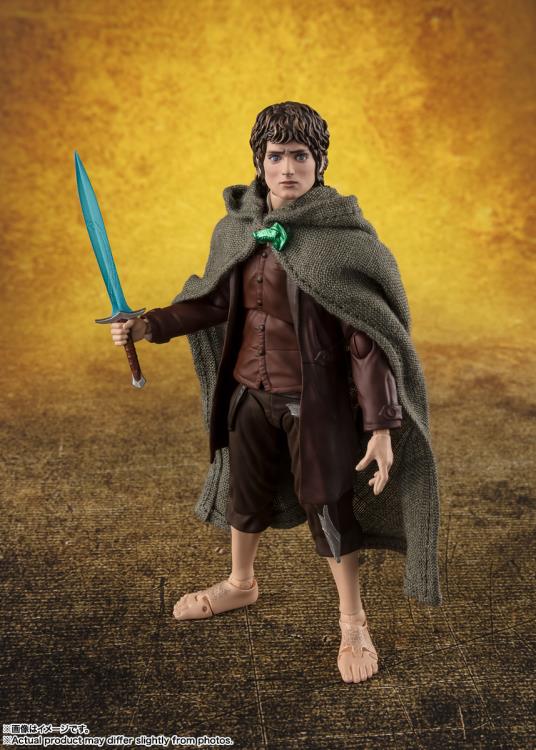 Lord of the Rings Fellowship of the Ring: Frodo Baggins and Gollum S.H.Figuarts Action Figure 2-Pack [Bandai]
