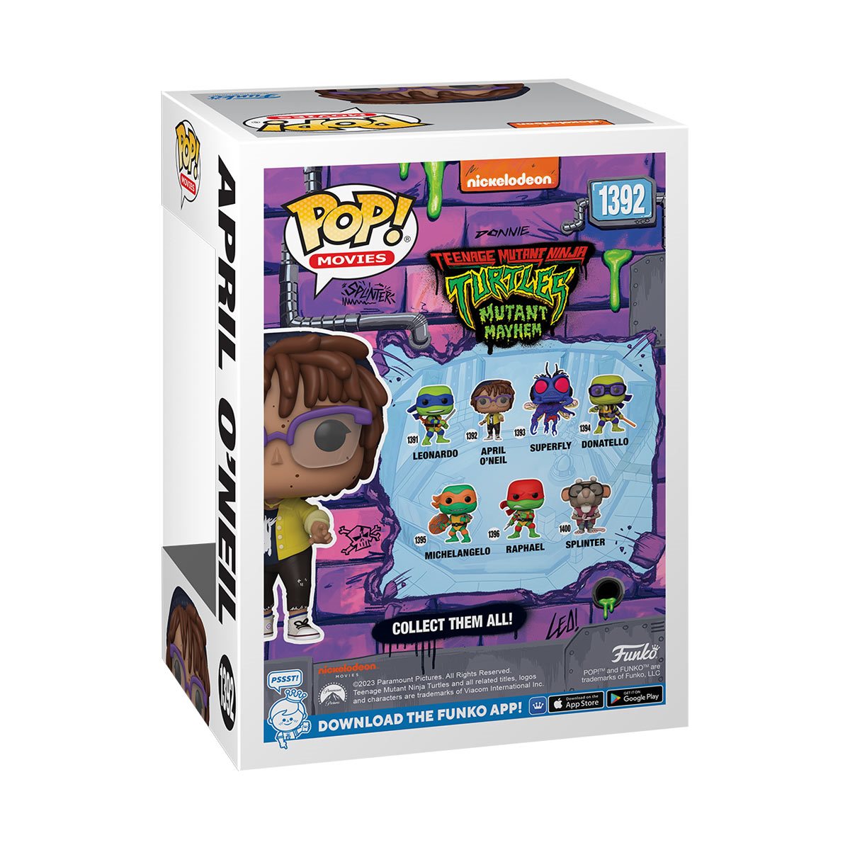 PRESALE | Funko POP! Movies: Teenage Mutant Ninja Turtles: Mutant Mayhem - April O'Neil #1392 Vinyl Figures