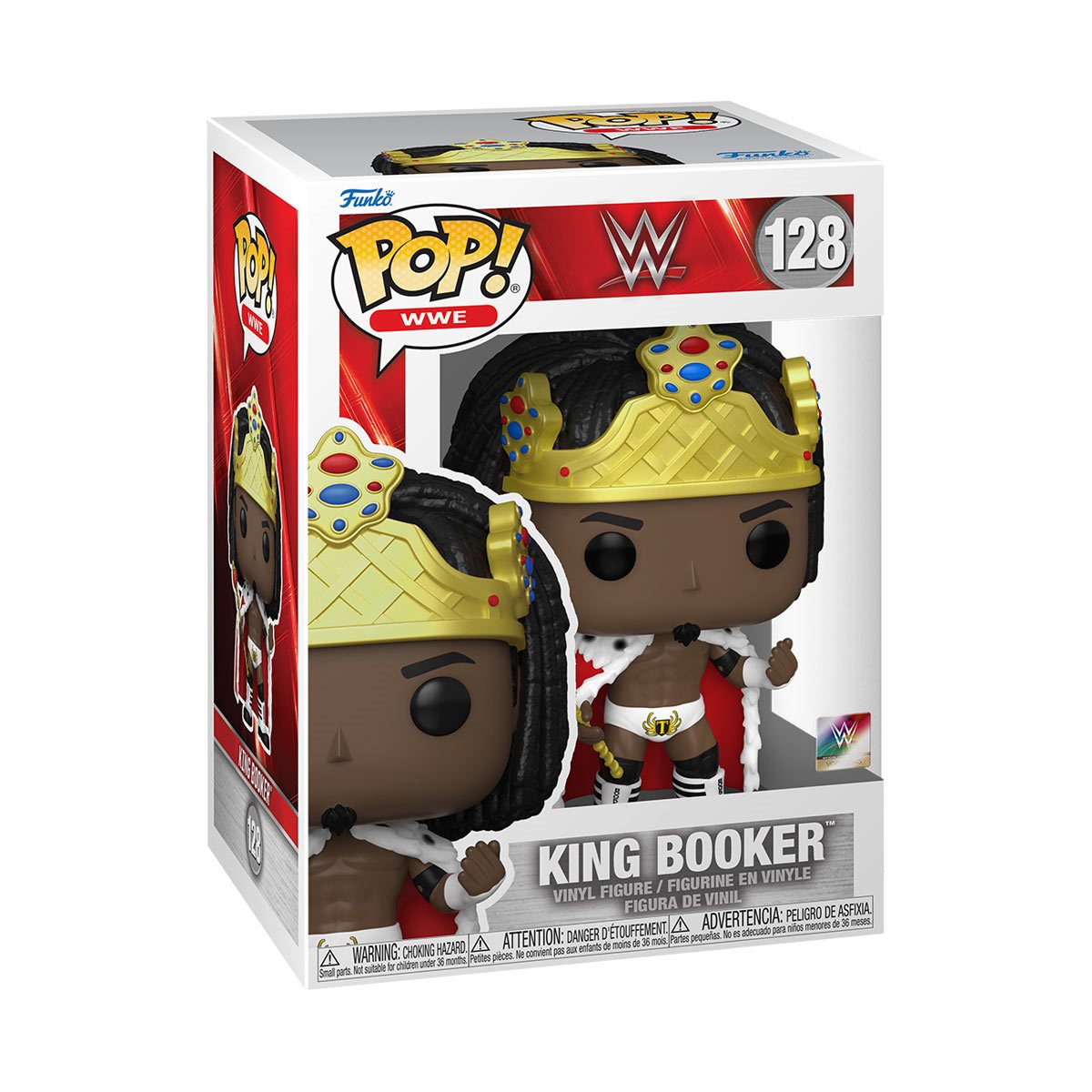 PRESALE | Funko POP! WWE: King Booker T #128 Vinyl Figures