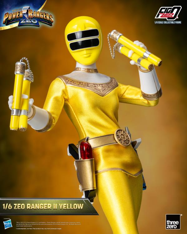 PRESALE | Power Rangers - Zeo Ranger II Yellow - FigZero - 1/6 Scale Action Figure (ThreeZero)