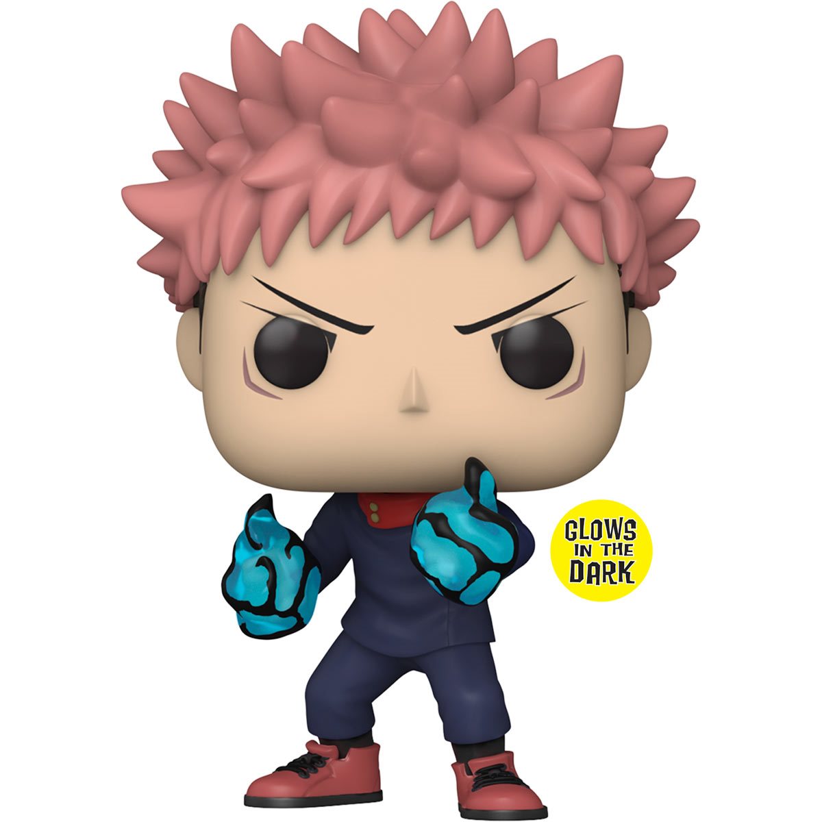 PRESALE | Funko POP! Animation: Jujutsu Kaisen - Yuji Itadori (Divergent Fist) #1376 (Glow-in-the-Dark) - AAA Anime Exclusive Vinyl Figures