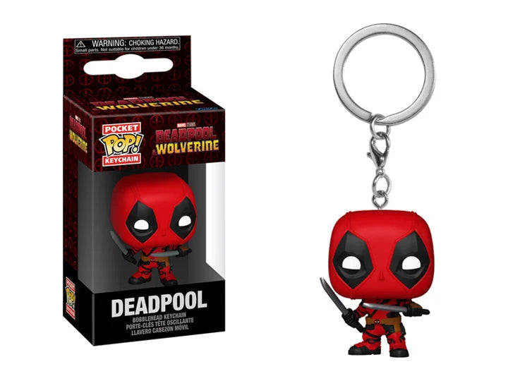 PRESALE | Funko Pocket POP! Keychain: Deadpool & Wolverine Deadpool with Swords