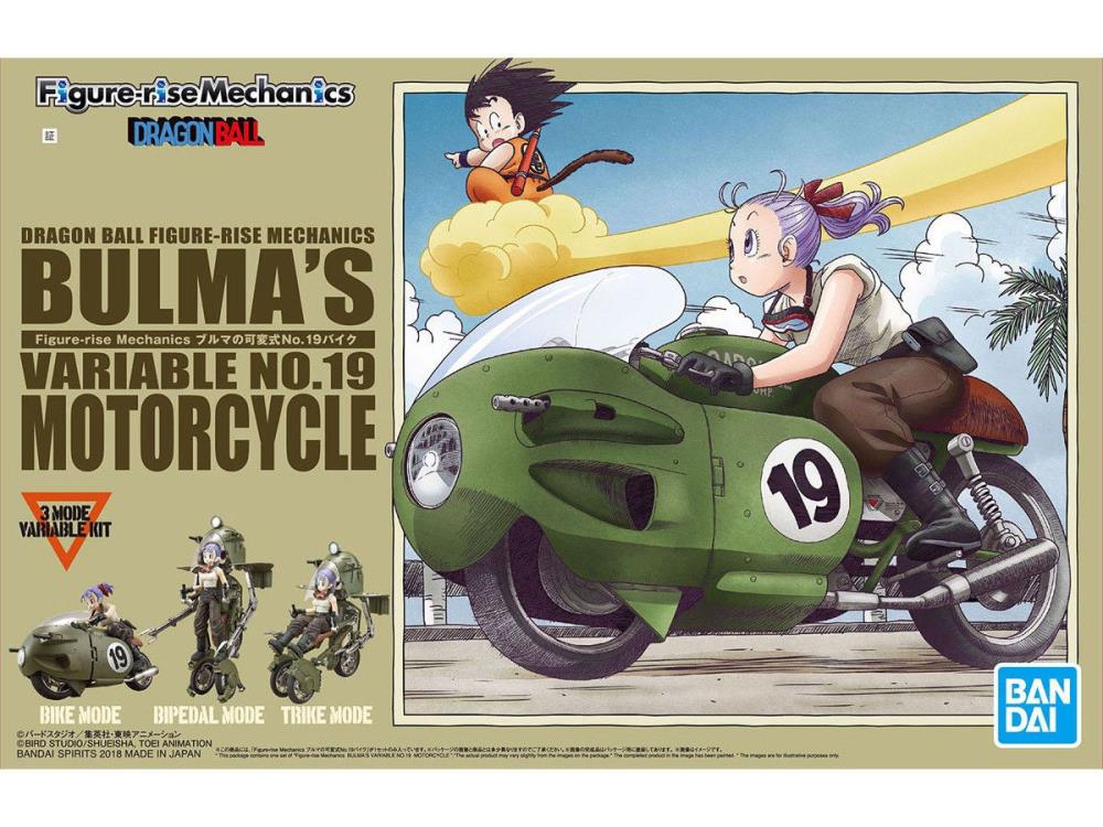 PRESALE | Dragon Ball Z Bulma's Variable No.19 Bike Figure-rise Mechanics Model Kit