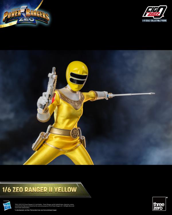 PRESALE | Power Rangers - Zeo Ranger II Yellow - FigZero - 1/6 Scale Action Figure (ThreeZero)