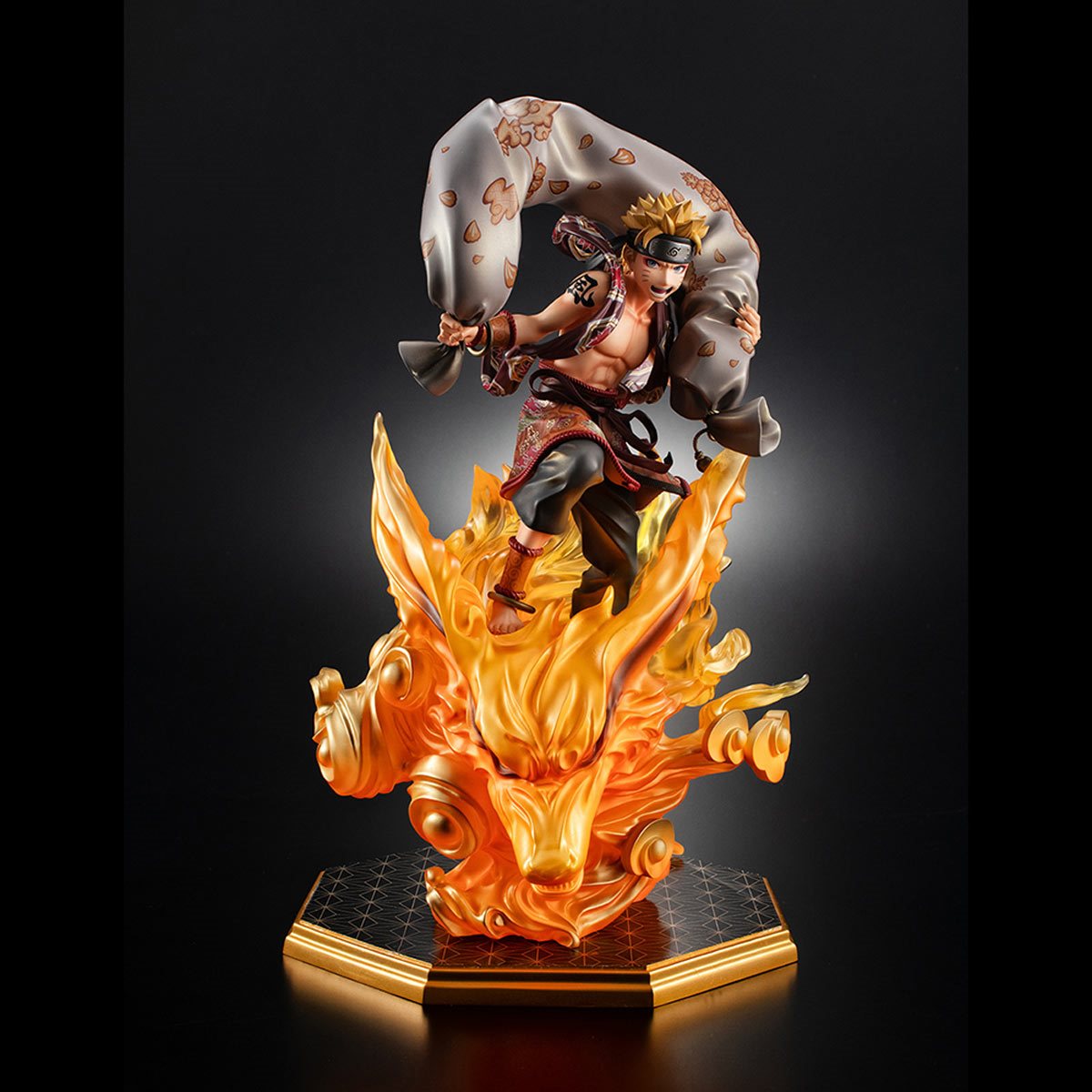 PRESALE | Naruto Shippuuden - Kyuubi - Uzumaki Naruto - Precious G.E.M. - Wind God - Fuujin (MegaHouse)