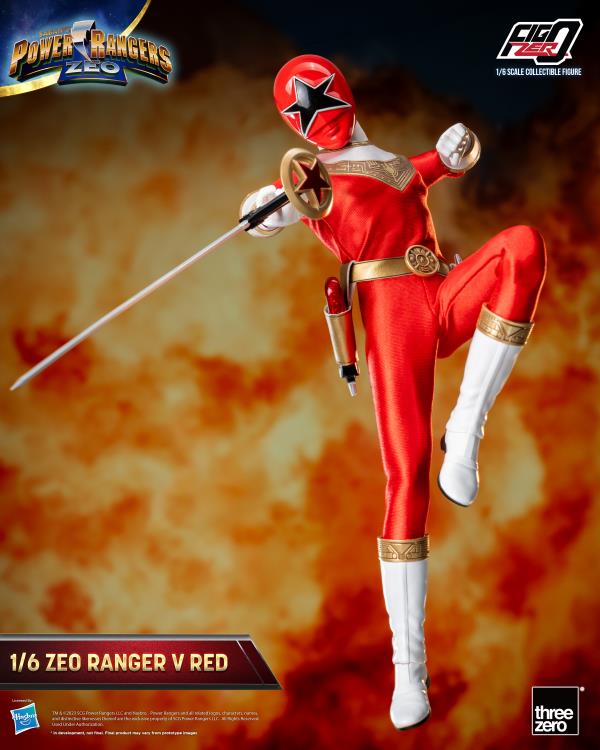 PRESALE | Power Rangers - Zeo Ranger V Red - FigZero - 1/6 Scale Action Figure (ThreeZero)