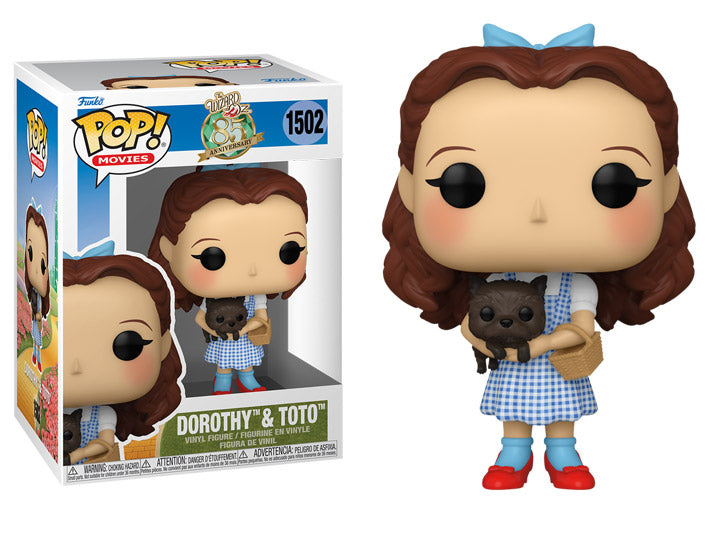 PRESALE | Funko POP! Movies: The Wizard of Oz 85th Anniversary - Dorothy and Toto #1502 - Vinyl Figures