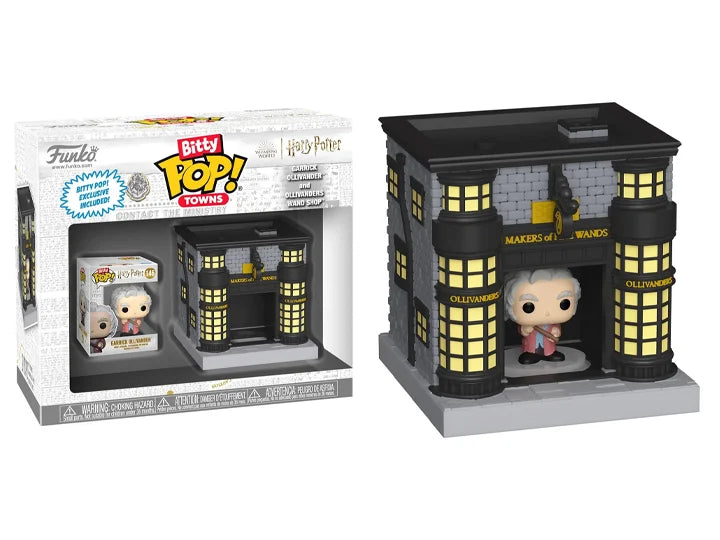 Funko Bitty POP! Towns: Harry Potter - Garrick Ollivander and Ollivanders Wand Shop