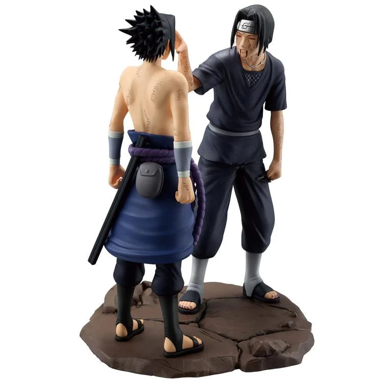 Naruto Shippuden: Sasuke and Itachi Uchiha Red Eyes Reflecting the Heart Masterlise Ichibansho Statue [Ichibansho]