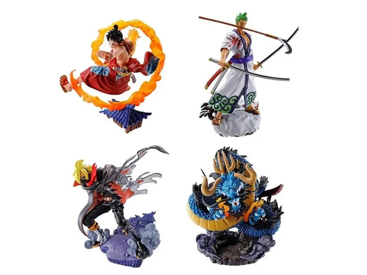 PRESALE |One Piece- Logbox Re:Birth Wano Country vol.1 Petitrama Mini-Figure 4-Pack Display(MegaHouse)