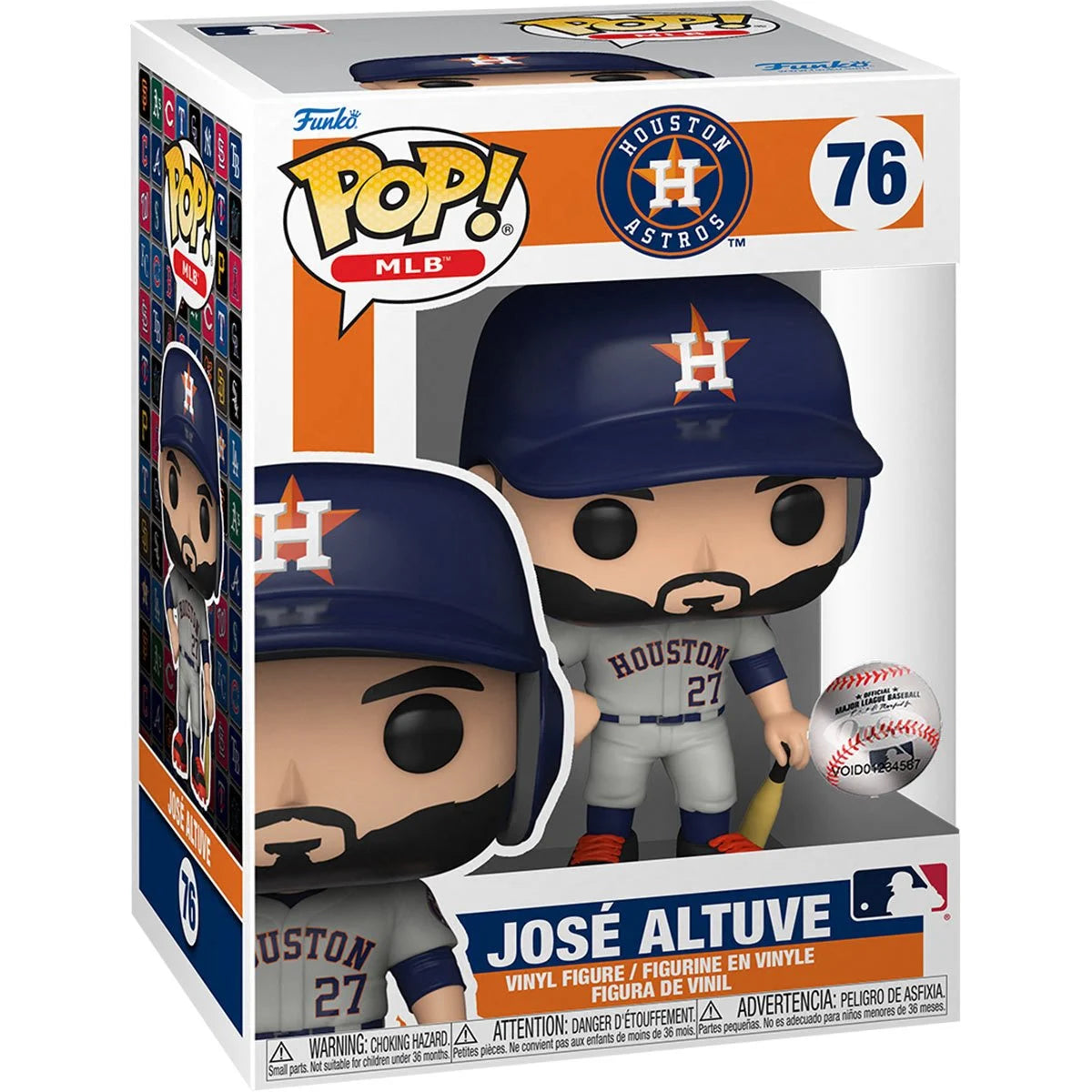 Funko POP! MLB: Houston Astros - Jose Altuve #76 (Away Jersey)