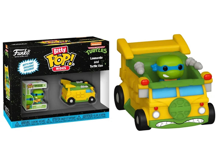 Funko Bitty POP! Rides: Teenage Mutant Ninja Turtles - Leonardo and Turtle Van