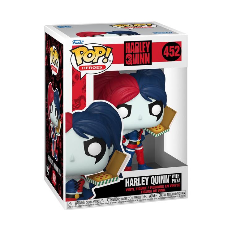 PRESALE | Funko POP! Heroes: DC Comics - Harley Quinn with Pizza #452 - Vinyl Figures