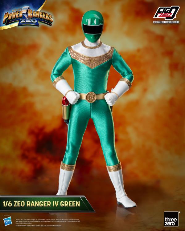 PRESALE | Power Rangers - Zeo Ranger IV Green - FigZero - 1/6 Scale Action Figure (ThreeZero)