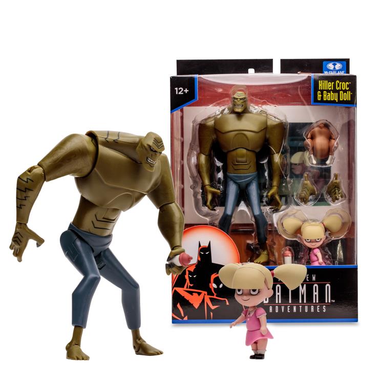 PRESALE | DC: The New Batman Adventures - Killer Croc with Baby Doll 6-Inch Action Figure (DC Direct)