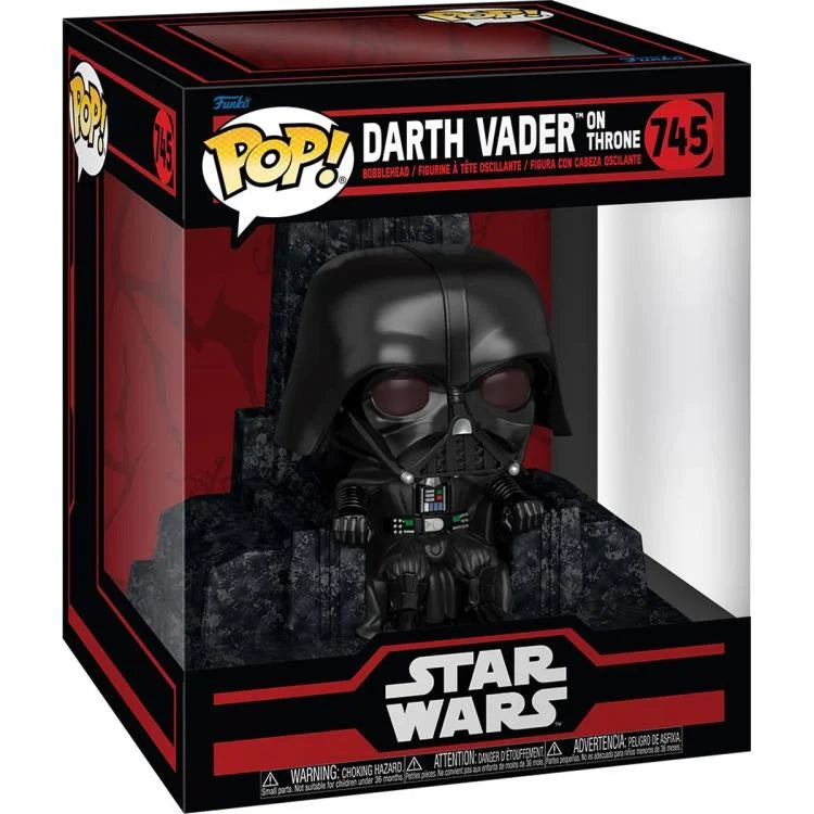 PRESALE | Funko POP - Deluxe: Star Wars Dark Side Darth Vader on Throne Vinyl Figure #745