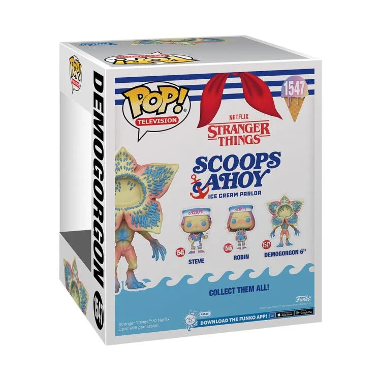 Funko Pop! Television: Super Sized 6" Stranger Things - Demogorgon (Scoops Ahoy) Vinyl Figure #1547