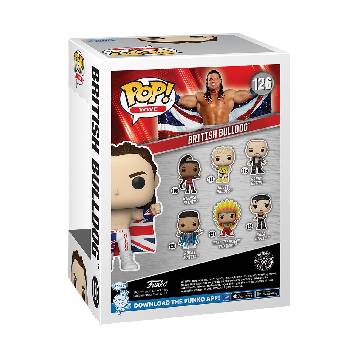 PRESALE | Funko POP! WWE: British Bulldog #126 Vinyl Figures