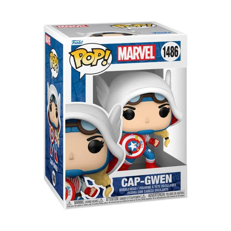 Funko Pop!: Marvel - Cap-Gwen  #1486 (Spider-Gwen) (Gwenverse)