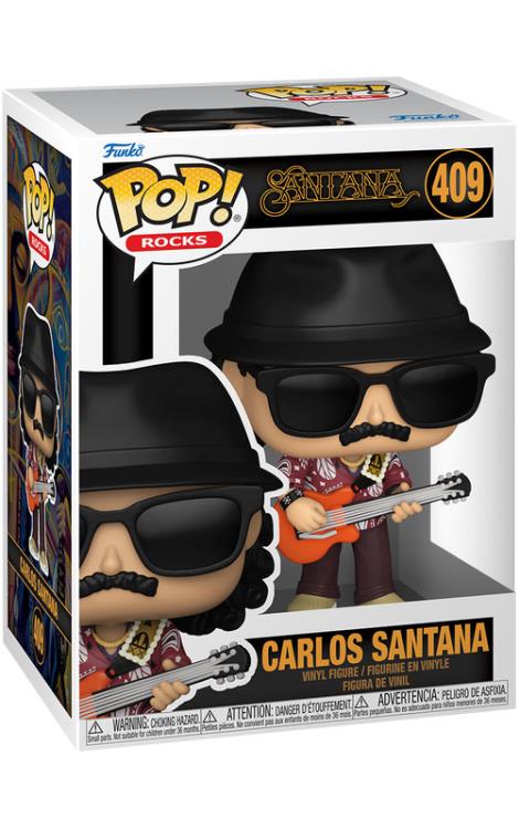 PRESALE | Funko POP! Carlos Santana - Vinyl Figure #409