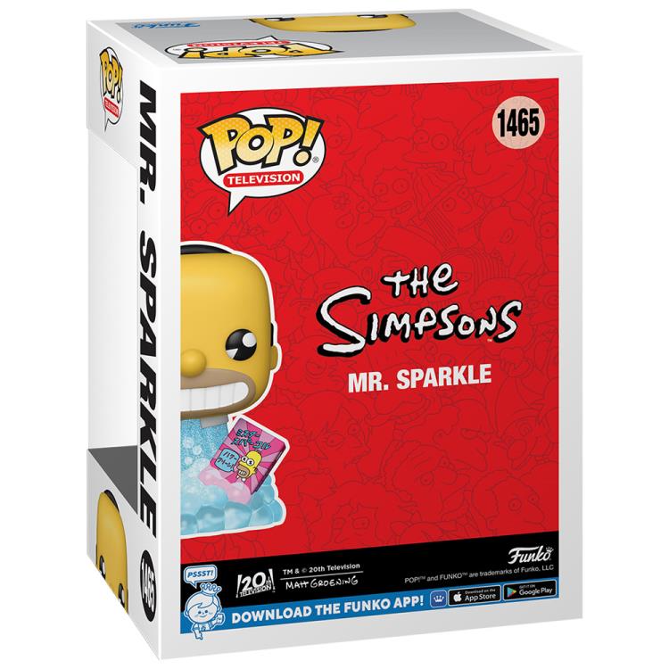 PRESALE | Funko POP! Television: The Simpsons - Mr. Sparkle (Diamond Glitter Ver.) #1465 - PX Previews Exclusive