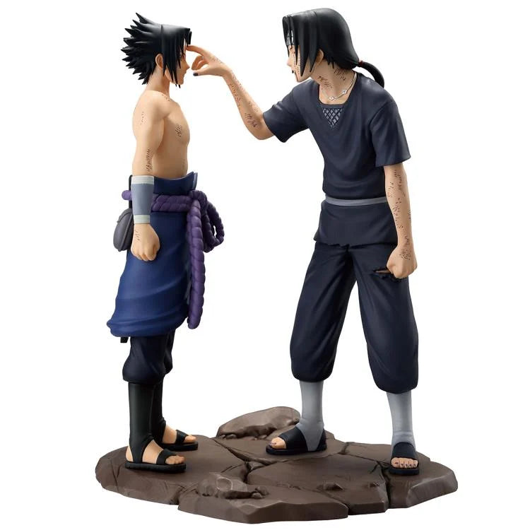 Naruto Shippuden: Sasuke and Itachi Uchiha Red Eyes Reflecting the Heart Masterlise Ichibansho Statue [Ichibansho]