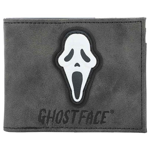 Ghost Face Logo Bi-Fold Wallet [Bioworld]