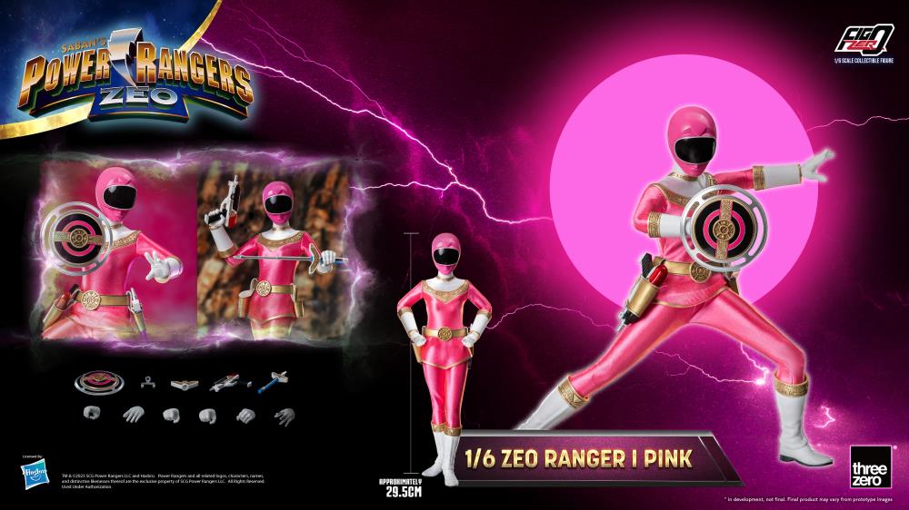 PRESALE | Power Rangers - Zeo Ranger I Pink - FigZero - 1/6 Scale Action Figure (ThreeZero)